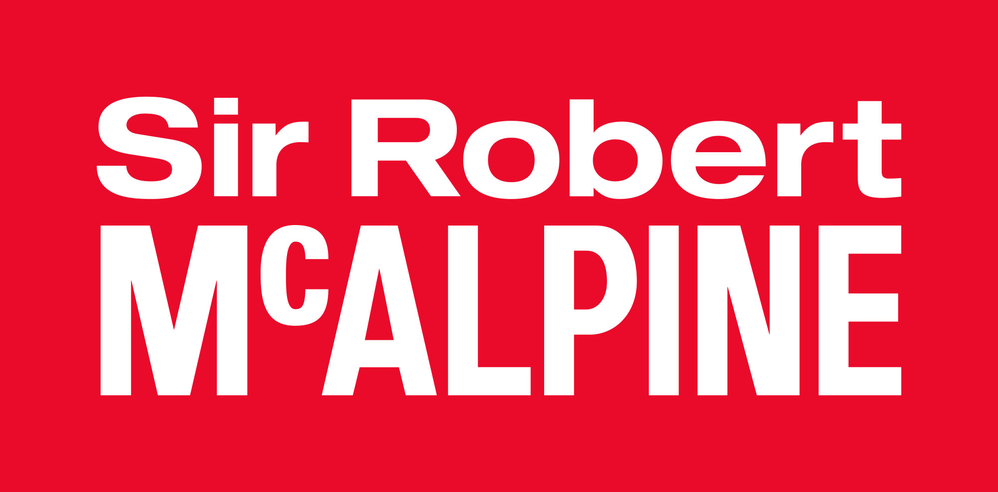 Sir Robert Mcalphine